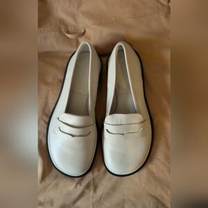 Charles & Keith Ivory and Black Loafers (NWOT)
